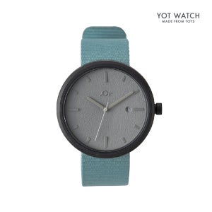 YOT WATCH 40mm 블루 남성 시계 A3-YW40BL 리사이클 와이오티워치