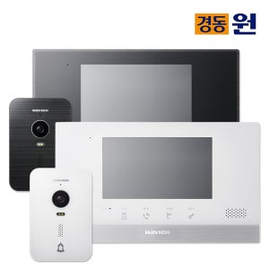 경동 아날로그 비디오폰 세트 4선식 인터폰 NHA-0793 (본체+초인종) 현관 빌라 주택