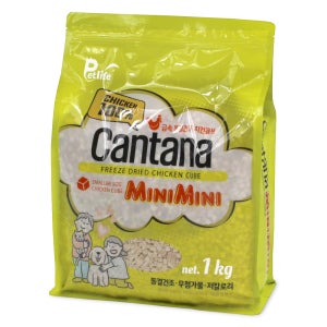 칸타나 동결건조 치킨큐브 미니미니 닭고기, 1kg, 1개