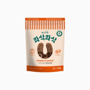 올리브 콰삭콰삭 펌킨+코코넛, 120g, 1개