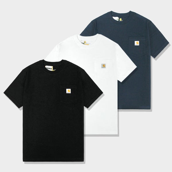 (1+1) 칼하트 K87 포켓 반팔 티셔츠 15color