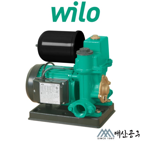 윌로펌프 PW-350SMA 자흡식 자동 가압펌프 1/3마력 지하수 모터 PW350SMA