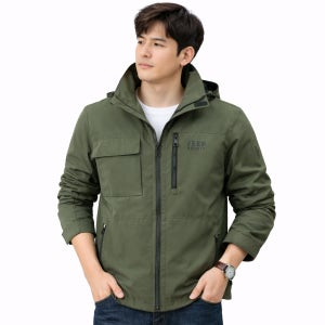 지프 스피릿 봄가을 남성 바람막이 사파리 자켓 HL8111A