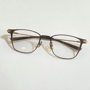 999.9 포나인즈 S-390T 8001 앤틱다크브라운&유광골드 티타늄 깔끔한직장인안경