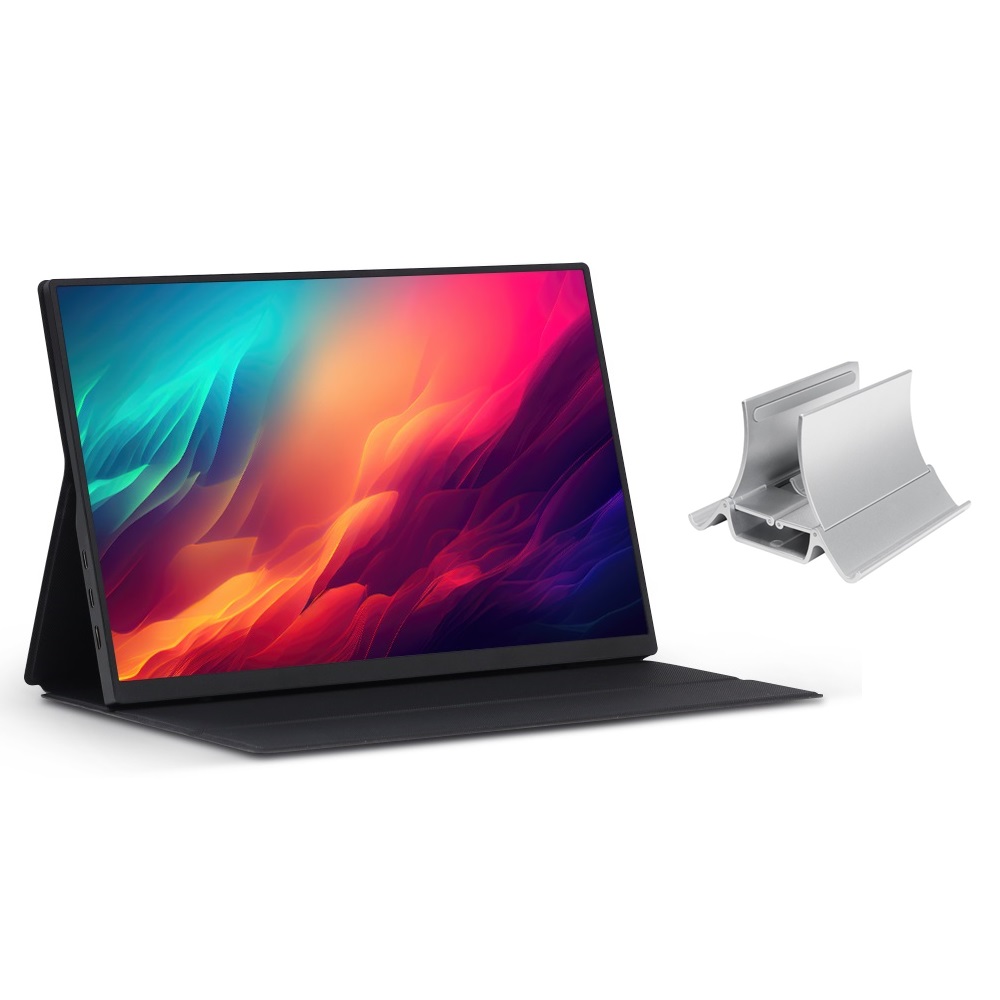 카멜 서브모니터 프리즘 포터블 휴대용 FHD모니터 CPM1410I+LS1S 스탠드 패키지