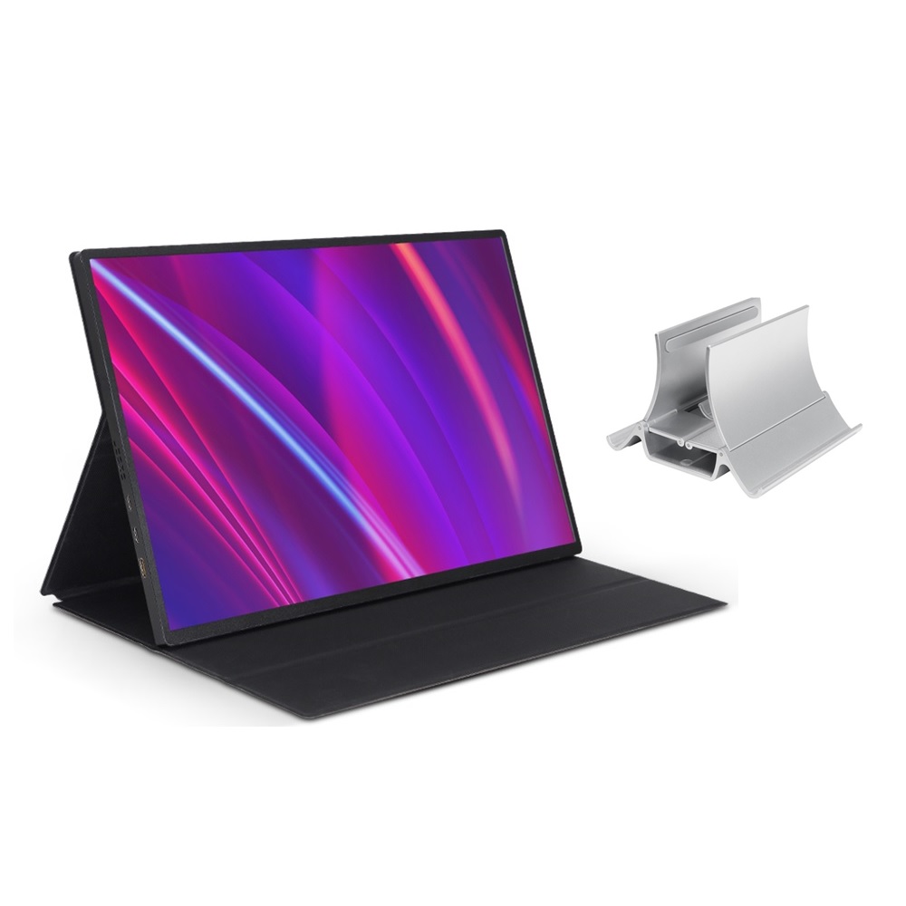 카멜 포터블 휴대용 QHD모니터 프리즘 CPM1610IQ+LS1S 거치대 패키지