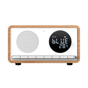 레트로 휴대폰 핸드폰 무선 충전 라디오 알람 휴대용 블루투스 스피커 BTS-620WC