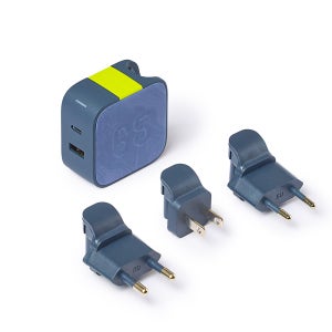 인피니티랩 PD65W 2포트 해외여행 출장 멀티어댑터 고속충전 C타입 돼지코 플러그