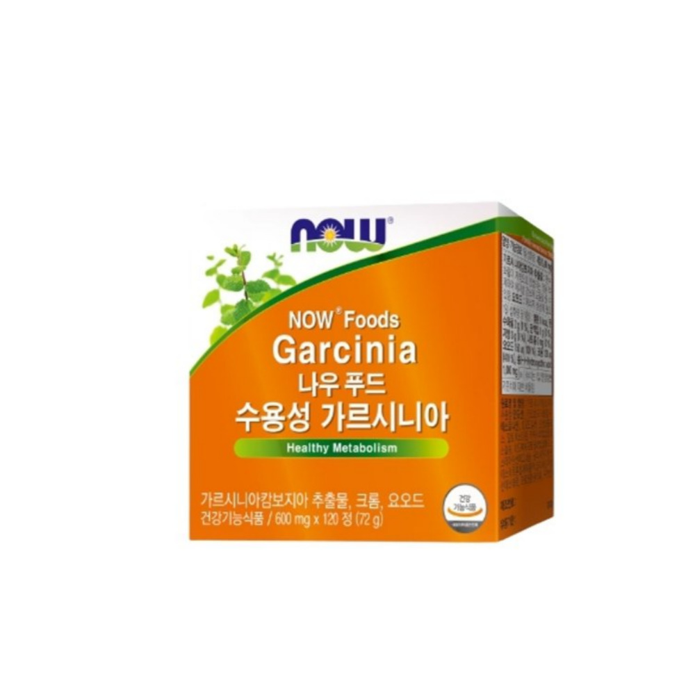 <b>나우푸드</b> 수용성 가르시니아 600mg x 120정 x 2개
