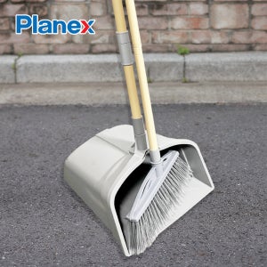 플라넥스 한손쓰레받기+빗자루세트