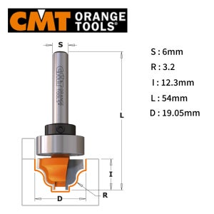 CMT 씨엠티 전통 문양 트리머 비트 Classical bead 765.201.11B