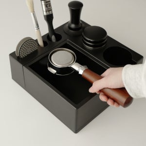 RCW 멀티 탬핑스테이션 51-58mm 커피 템퍼 디스트리뷰터 포터필터 거치대 넉박스 정리함