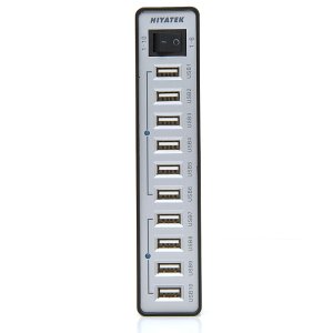 [이지넷유비쿼터스] 10포트 USB 유전원 허브 NEXT-510UHP