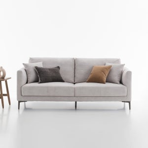 [네스룸]에스테 3인용 3인 패브릭 소파 이지클린 거실 카페 체어 의자