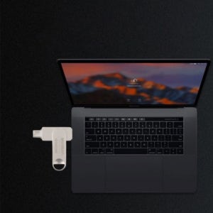 애플/안드로이드 OTG젠더 USB 3.0+8PIN+C타입 외장메모리 C-OTG2