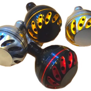 릴튜닝 스피닝릴 핸들노브 30mm 실버골드