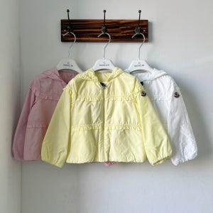 26SS 몽클레르 베이비 HITI 바람막이 자켓 핑크 옐로우 화이트 1A0003153A5E