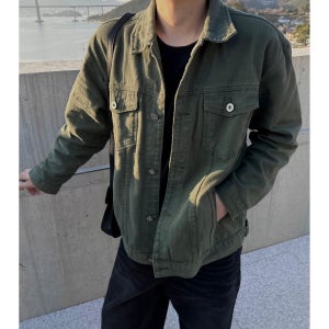 트러커자켓 남자봄자켓 흑청자켓
