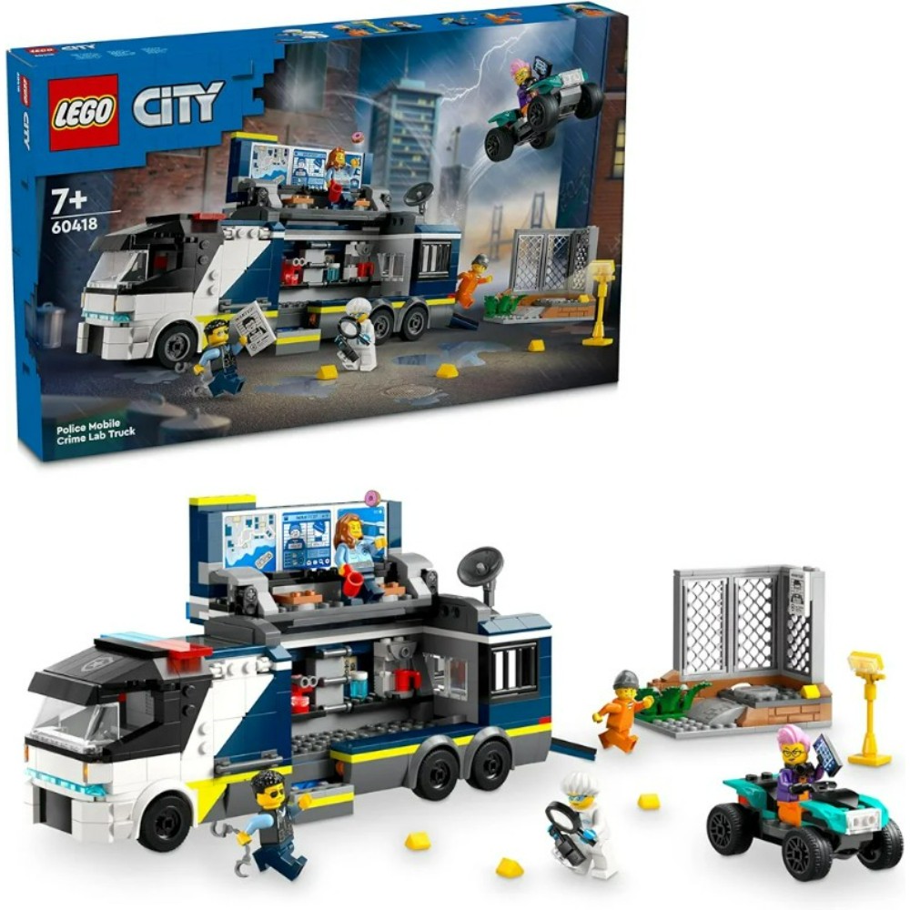 레고 LEGO 시티 경찰 이동식 범죄수사 트럭 60418