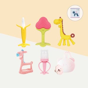 앙쥬 치발기 손목 육아 백일 선물 세트(+케이스)