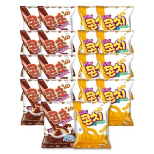 크라운제과 콘초 66g 콘치 66g 각 9개씩 (총18개)