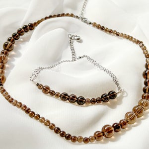 [HARA메이드] 원석목걸이&팔찌세트