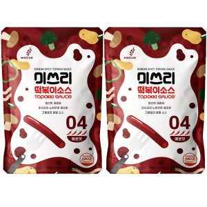 미쓰리 떡볶이 소스 매운맛 100g x 2개 양념 분말소스 캠핑음식