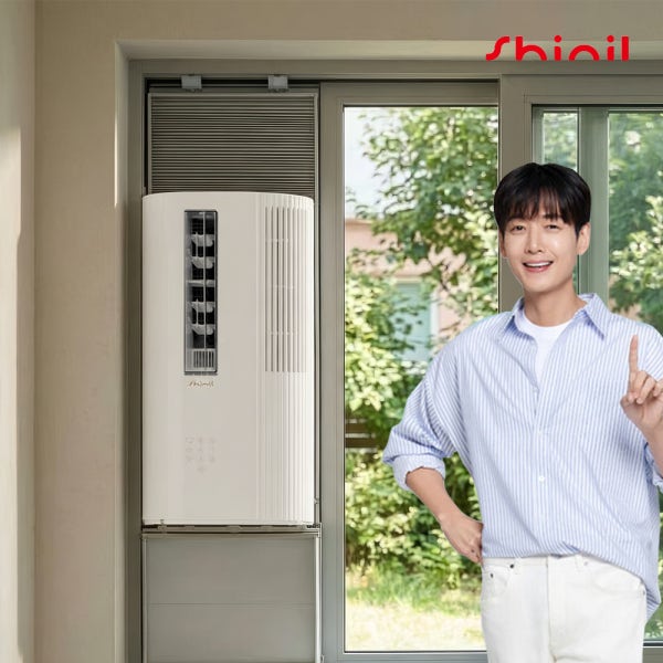 신일 창문형 에어컨 26년형 인버터 1등급 창틀 원룸 쉬운 셀프설치 키트포함
