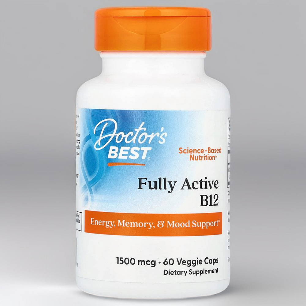 닥터스베스트 풀리 액티브 B12 활성형 메틸코발라민 1500<b>mcg</b> 60<b>캡슐</b>
