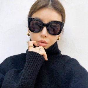 [백화점 상품권 증정] 마르카토 먼로레트로 블랙 브라운 레오파드 네이비 베이지 화이트 monroe retro 001 002 003 004 005 006 먼로 오버핏 여자 선글라스