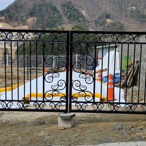 디자인대문 자동문 단조 주택대문 자체제작 스윙도어 RH17