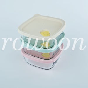 락앤락 햇쌀밥 용기 320ml 3개입 오븐글라스 냉동밥 밥보관 전자렌지용