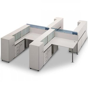 재택근무 TSF-4인구성D타입 실속 사무용가구