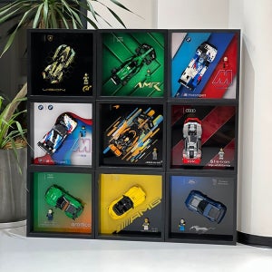 레고 스피드챔피언 시리즈 컬렉션 전시 배경 액자 스챔 진열 쇼 케이스 76934 76911 전차종