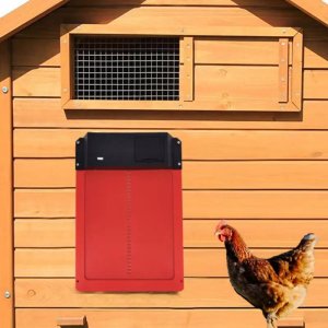 닭 문을 열고 닫는 자동 닭장 문 애완 동물 문에 민감한 빛