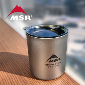MSR 더블월 티탄컵 375ml 경량 백패킹 캠핑 티타늄 컵 (NEW 신형)
