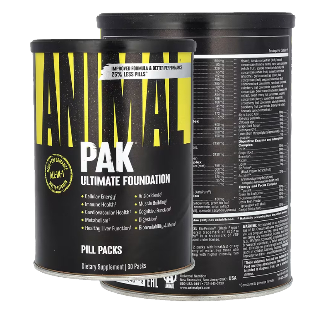 애니멀 <b>스포츠 멀티</b>비타민 PAK 얼티미트 파운데이션 30 <b>팩</b>