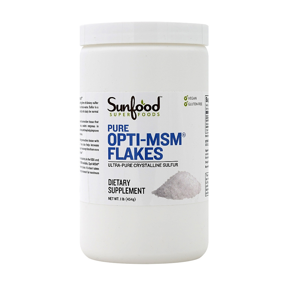 <b>썬푸드</b> 퓨어 옵티-<b>MSM</b> 플레이크 454g