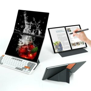 YG13 2.5K 13.5 휴대용 듀얼 터치 노트북 인텔 N100