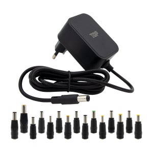 HDTOP DC 12V2A CCTV어댑터 2.1x5.5 1.5M 15종젠더 HT-AD137