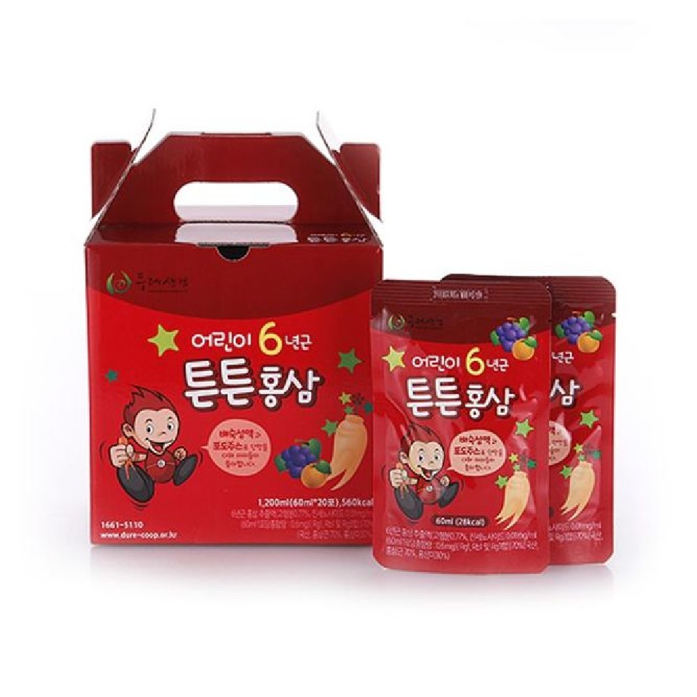 <b>두레생협</b>선물세트 어린이튼튼홍삼(60mlx20팩)