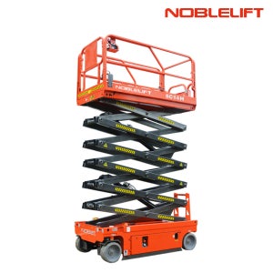 노블리프트 고소작업대 SC-14H 전동 주행 상승 플랫폼 유압 시저 KCS 320kg