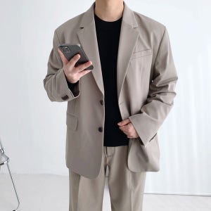 남자블레이저 정장마이 봄 가을 오버핏블레이저