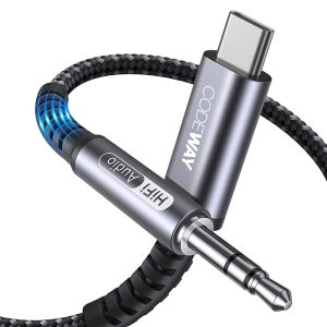 코드웨이 USB C to AUX 케이블 1.5m, 1개