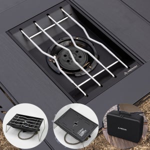 아베나키 강염 IGT 플랫버너 (플레이트커버+EVA폼가방 포함) 블랙