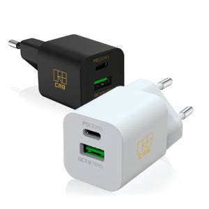 30W GaN PD PPS C타입 USB 2포트 초고속 미니 충전기 1+1