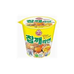 오뚜기 참깨 컵라면 소컵 65g 16개