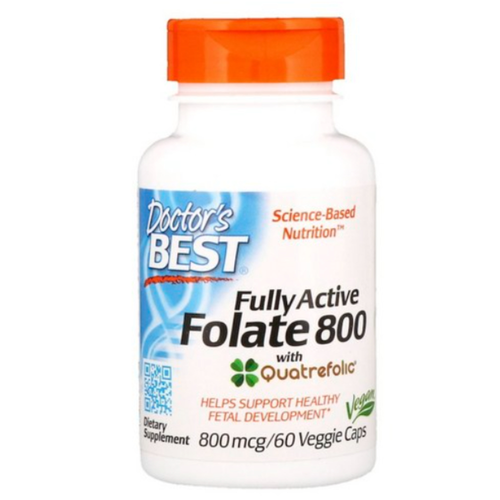 닥터스베스트 활성 엽산 <b>폴레이트 800mcg</b> 60정