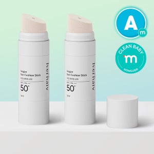 어네이브 비건 선쿠션스틱 아기 선스틱 무기자차선크림 SPF50+ 30ml, 2개