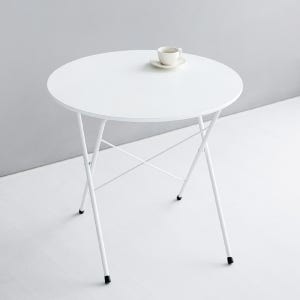 식탁 테이블 마켓비 철제 카페 미니 테이블 HOMATO 접이식테이블 원형 D80
